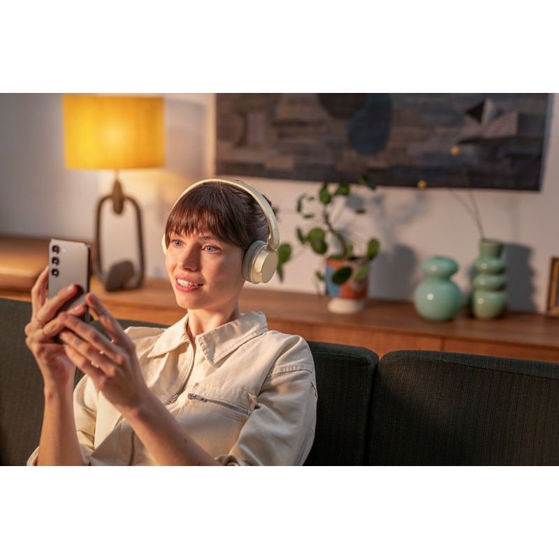 3. Philips TAH3209BG/00 Headphones/Headset Wireless Headband Calls/Music Bluetooth Beige