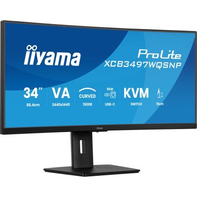 47. iiyama XCB3497WQSNP-B1 34" Monitor - Flat Screen - 86.4 cm
