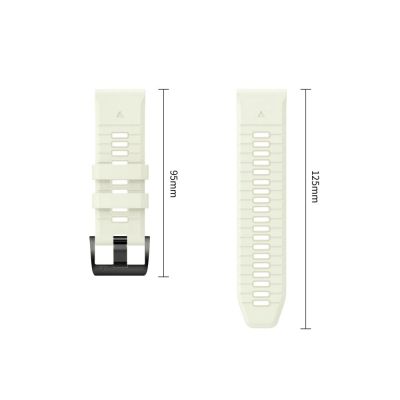 4. Tech-Protect Silicone Strap for Garmin Fenix 5 / 6 / 6 Pro / 7 / 8 / 8 Pro / E / 9 / 9 Pro (47 mm) – Grey