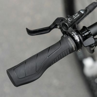 9. Rockbros G326PL Bicycle Grips - Black