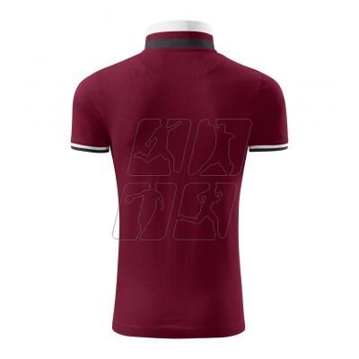 2. Malfini Collar Up M MLI-25686 garnet polo shirt