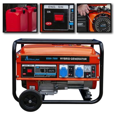 23. Extralink EGH-7000 hybrid power generator, 7kW