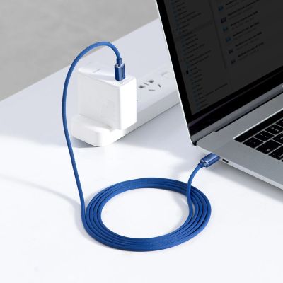 10. Baseus CAJY000703 USB-C - USB-C PD cable 100W 480Mb/s 2m - blue