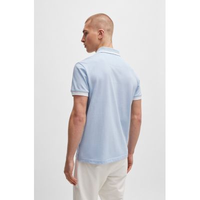 5. BOSS Paddy 1 Bright Purple Regular Fit Men's Polo Shirt (50512995-527)