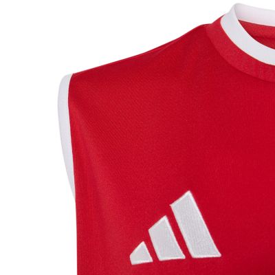 3. adidas Entrada 26 Sleeveless Jersey Kids' Red KB3937