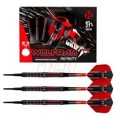 8. Harrows Wolfram Infinity 97% Softip HS-TNK-000013388 Darts