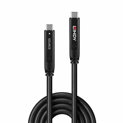 3. Lindy 43398 USB Cable USB 3.2 Gen 1 (3.1 Gen 1) 10m USB C 5 Gbit/s 60W Black