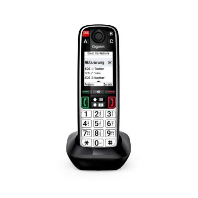 2. Gigaset EASY 500HX Analog/DECT Phone Caller Name and ID Black, Silver