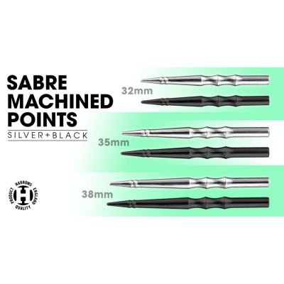 2. Harrows Saber Machined steeltip dart points HS-TNK-000016673