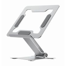 GEMBIRD FOLDABLE NOTEBOOK STAND 15.6" SILVER