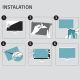 5. Qoltec Blue Light Filter 23.8" | 16:9 | Eye protection | Anti Glare | Matte | for monitor