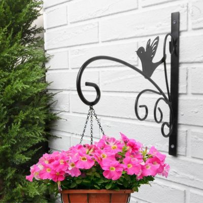 3. KINZO METAL PLANT HANGER BLACK 28X25CM