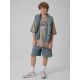 4. Boy's loose T-shirt with print 4F 4FJRSS26TTSHM4279-25S