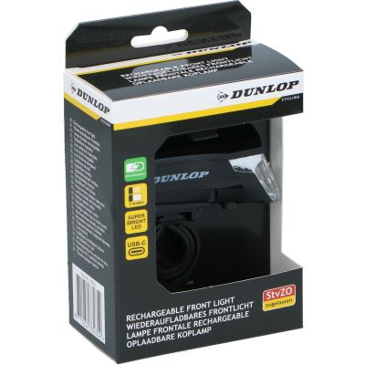 4. USB-C LED FRONT BIKE LAMP 3 MODES DUNLOP CERTIFIED
