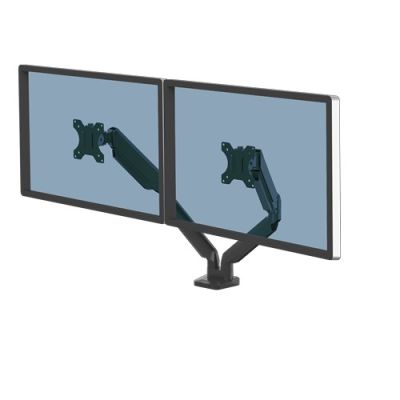 FELLOWES 8042501 desk mount for 2 monitors up to 32" Platinum