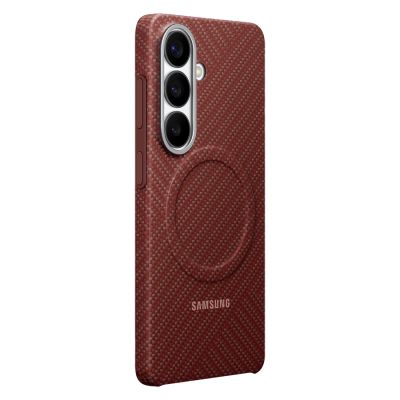 3. Carbon Magnet Case for Samsung Galaxy S26 S942, Coralred EF-KS942SREGWW