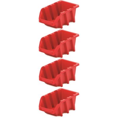 34. WORKSHOP BOARD WITH A SET OF CONTAINERS ORDERLINE KISTENBERG