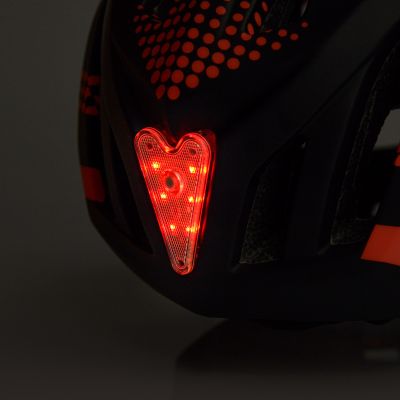 9. Meteor Lupus S Full-Face Bike Helmet 48-52 cm Black/Red