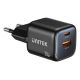 31. UNITEK 2X GAN WALL CHARGER USB-C & USB-A 20W BLACK