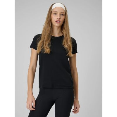 Women's slim plain T-shirt 4F 4FRAW25TTSHF3623-20S