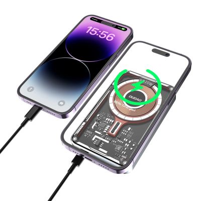 13. Dudao TGK1 power bank with MagSafe wireless charger 20W 10000mAh black (TGK1-black)