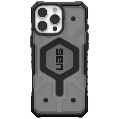 UAG Pathfinder Clear Magsafe Protective Case for iPhone 16 Pro Max Compatible with MagSafe (ash)