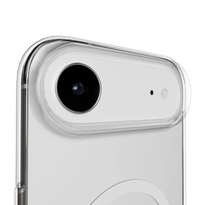 6. Puro Lite Mag TPU+PC Case Compatible with MagSafe for iPhone 17 Air - Transparent with White Ring