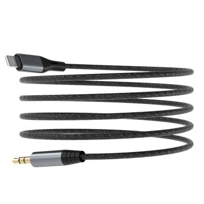 4. Dudao audio cable Lightning - mini jack 3.5mm 1m gray (L11PRO)