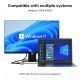 5. UNITEK V1304A Cable Adapter 0.15m USB Type-A HDMI + VGA (D-Sub) Gray