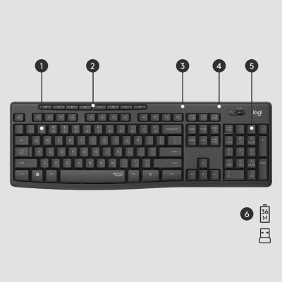 LOGITECH MK295 US Silent Wireless kit