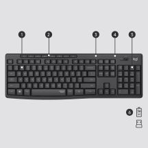 LOGITECH MK295 US Silent Wireless kit