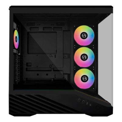 3. Lian Li Vector V100 PC Case, Midi-Tower, ATX, RGB, Tempered Glass