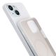 5. 3mk Hardy Silicone MagCase for iPhone 15 - white and silver