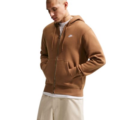 5. Nike Club BB FZ Hoodie Men's Light Brown FN3861 270