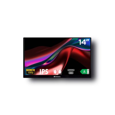 2. Verbatim 49591 Computer Monitor 35.6 cm (14") 1920 x 1080 pixels Full HD LCD Touchscreen Black