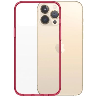 10. PanzerGlass ClearCase antibacterial Military Grade certified case for iPhone 13 Pro Max - transparent pink