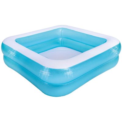 FAMILY SQUARE INFLATABLE POOL 145x145CM 51005