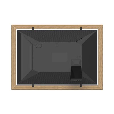 8. Wozinsky WRC-32 10.1" Digital Photo Frame with Frameo 32GB App - Light Brown