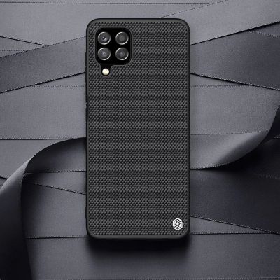 14. Nillkin Textured Case durable reinforced case with gel frame and nylon back for Samsung Galaxy A22 4G black