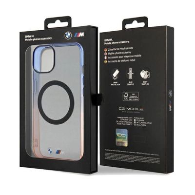 8. BMW Gradient Bumper MagSafe Case for iPhone 15 Plus / 14 Plus - Gray