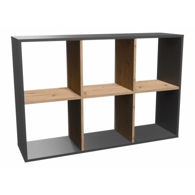 MALAX SHELVING 2X3 ANTHRACITE/ARTISAN