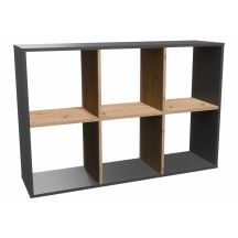 MALAX SHELVING 2X3 ANTHRACITE/ARTISAN
