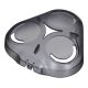 13. Philips X5004/00 Rotary Shaver Trimmer Black, Silver