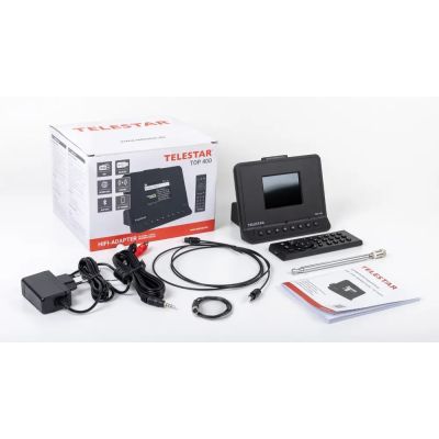 6. TELESTAR TOP 400 black multifunctional radio HiFi Adapter