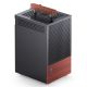 16. Jonsbo T6 Case, Mini-Tower, Mini-ITX, Tempered Glass, Wood - Black