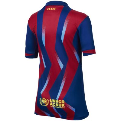 3. Nike FC Barcelona Stadium 25/26 Kids' Navy-Red Jersey FZ1307 432