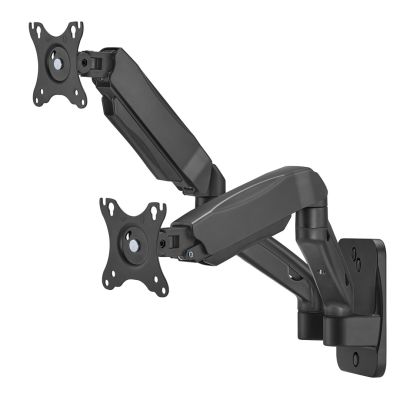 13. MACLEAN WALL MOUNT FOR TWO MONITORS 17-32'', 9KG MAX, MECHANICAL SPRING MC-988