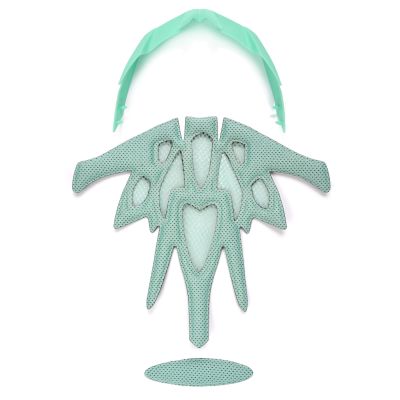 67. Meteor Marven pink/mint bicycle helmet