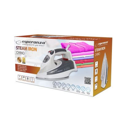 9. ESPERANZA CHINO CERAMIC STEAM IRON 2400 W EHI009