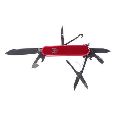 11. Victorinox Huntsman pocket knife, 15 f, 91mm, red